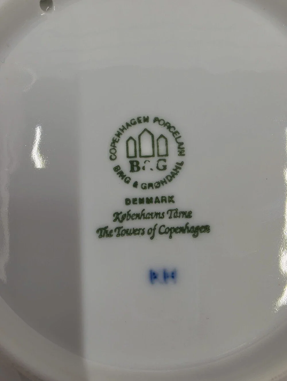 Bing & Grondahl Towers Of Copenhagen 1995 Annual Plate No Box